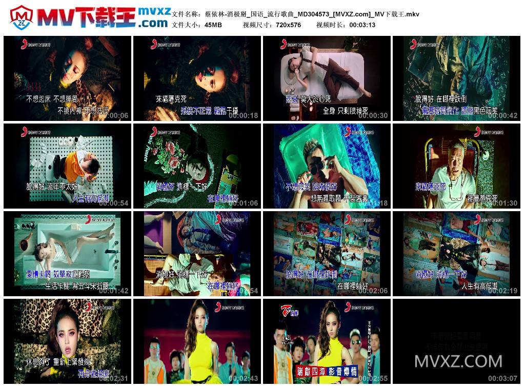 蔡依林-消极掰_国语_流行歌曲_MD304573